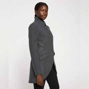 Beas Coat Charcoal Heather